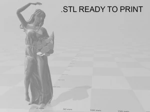 goddess of fortune 3D Model