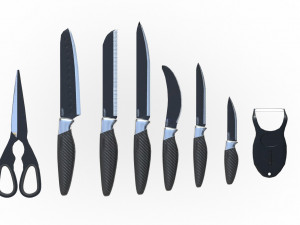 kitchen knives 3D Model