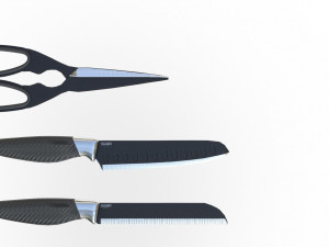 kitchen knives 3D-Modell