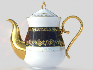 tea service 3D मॉडल