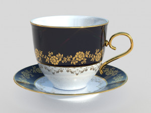 tea service 3D मॉडल