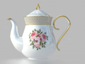 tea set 3D 模型