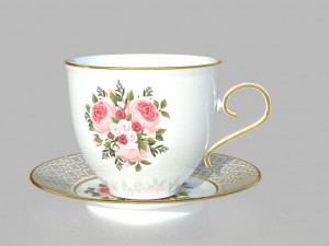 tea set 3D 模型