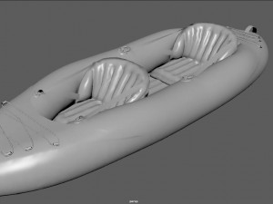 kayak 3D 模型