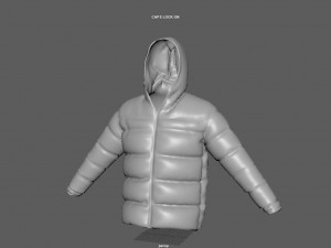 winter jaket 3D Model