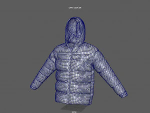 winter jaket 3D Model