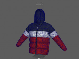winter jaket 3D Model
