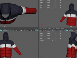 winter jaket 3D Model