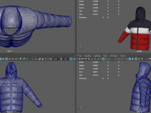 winter jaket 3D Model