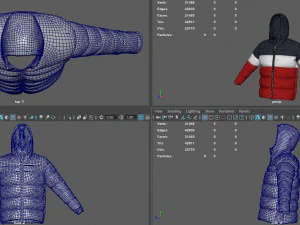 winter jaket 3D Model