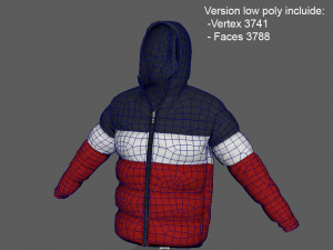 winter jaket 3D Model