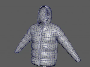 winter jaket 3D Model