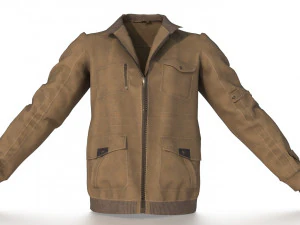 jaket bomber Model 3D