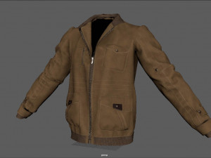 jaket bomber 3D मॉडल