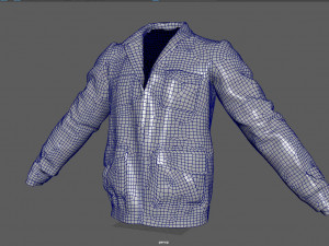 jaket bomber 3D मॉडल