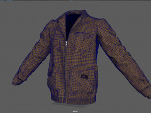 jaket bomber 3D मॉडल