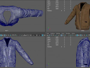 jaket bomber Model 3D