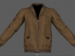 jaket bomber 3D मॉडल
