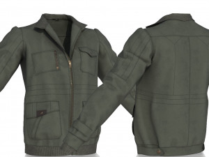 jaket bomber 3D मॉडल