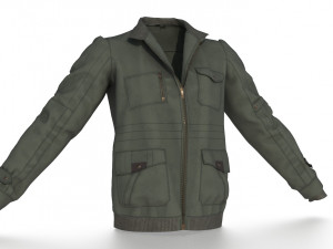 jaket bomber 3D मॉडल