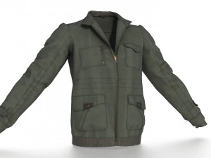 jaket bomber Model 3D