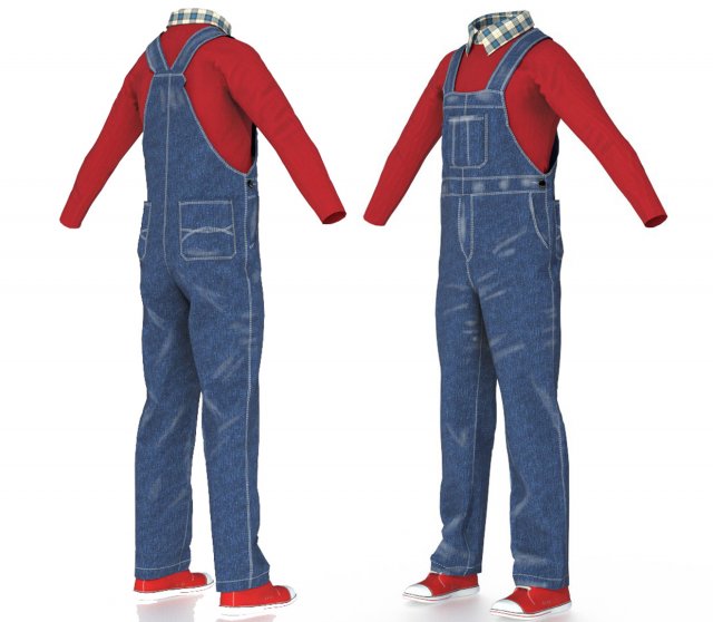 childrens wear Modelo 3D .c4d .max .obj .3ds .fbx .stl .blend 