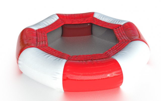modular folding water park trampoline Modelo 3D .c4d .max .obj .3ds .fbx .stl .blend 