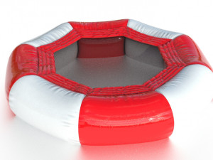 modular folding water park trampoline 3D Model
