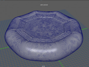 modular folding water park trampoline Modelo 3D