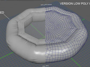 modular folding water park trampoline 3D Model