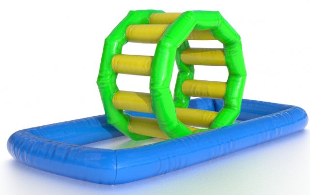 modular folding water park roller walker Model 3D .c4d .max .obj .3ds .fbx .stl .blend 