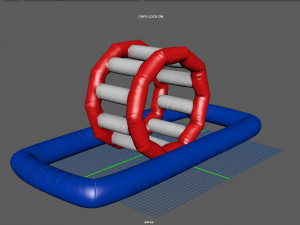 modular folding water park roller walker Model 3D