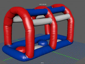 modular folding water park monkey hander 3D Model