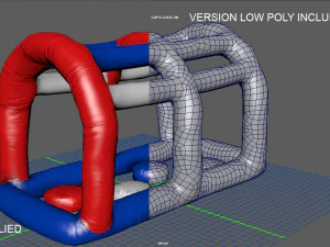 modular folding water park monkey hander 3D Model
