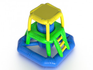 modular folding water park guard tower 3D Models