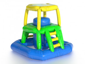 modular folding water park guard tower Modello 3D