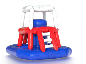 modular folding water park guard tower Modello 3D
