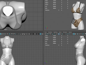 bikini Modelo 3D