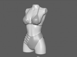 bikini Modelo 3D