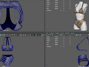 bikini Modelo 3D