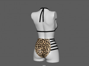 bikini Modelo 3D
