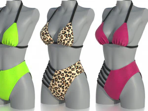 bikini Modello 3D