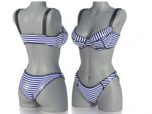 bikini 2 3Dモデル