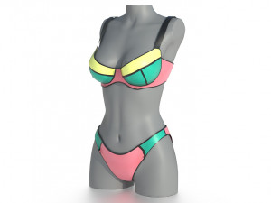 bikini 2 3Dモデル