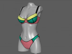 bikini 2 3D Model