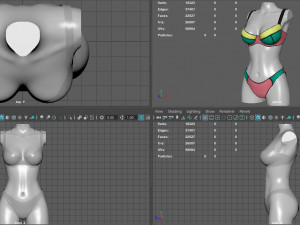 bikini 2 3Dモデル
