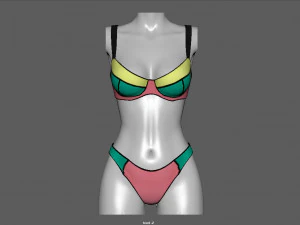 bikini 2 3D Model