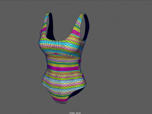 swimsuit Model 3D