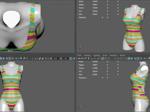swimsuit Model 3D