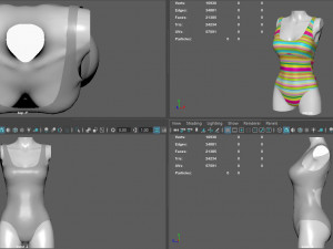 swimsuit Model 3D